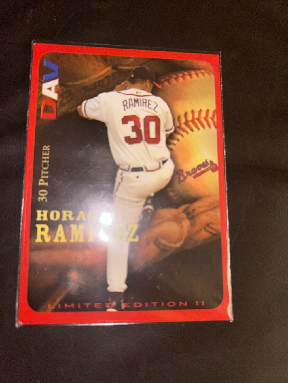 Horacio Ramirez Baseball Trading Card - Red Border